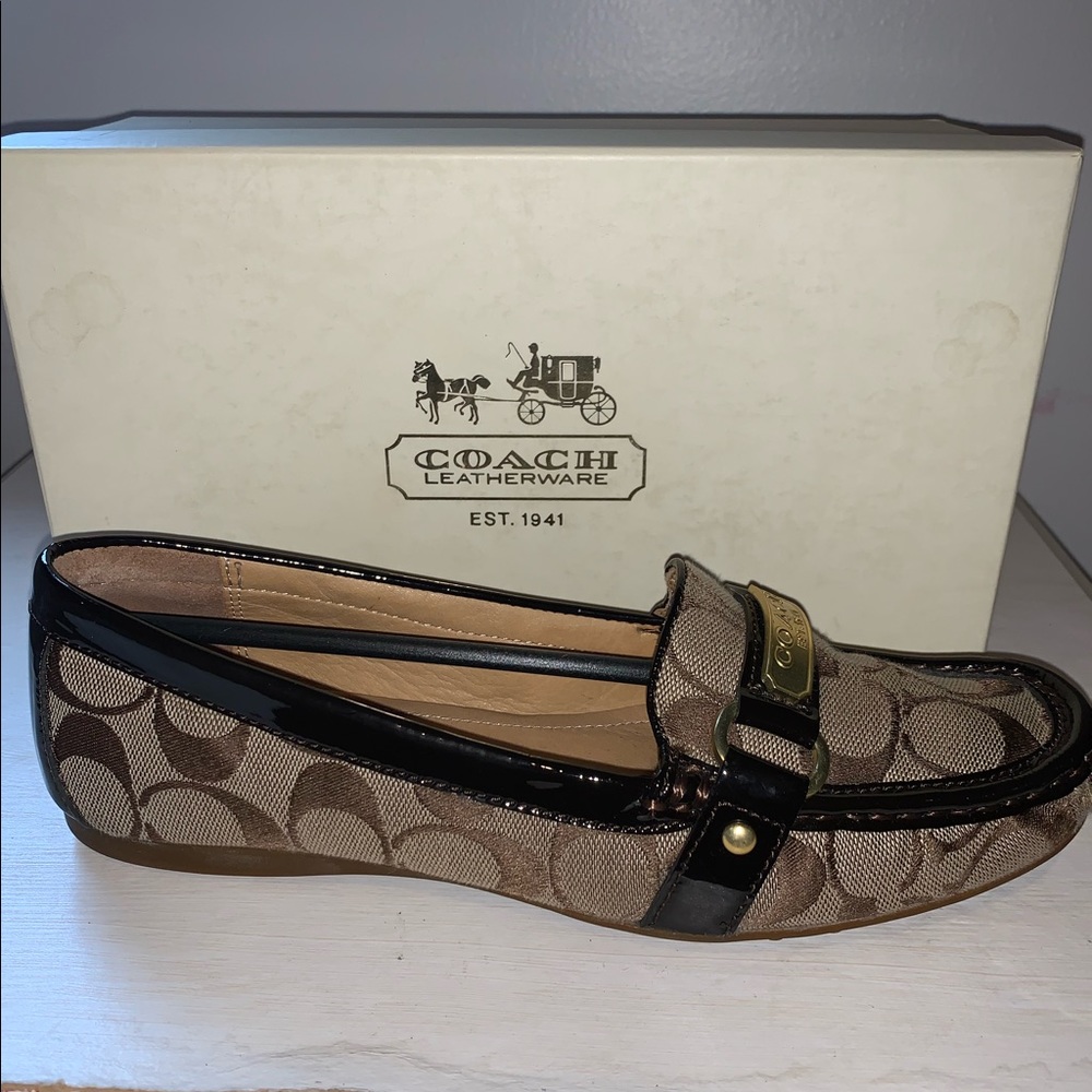Coach loafers- brown